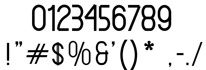 Zecko Sans Font OTHER CHARS