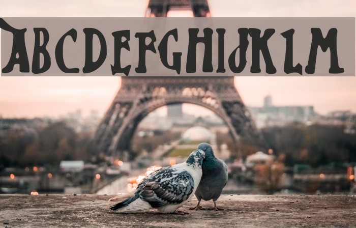 Zed Leppelin Font examples