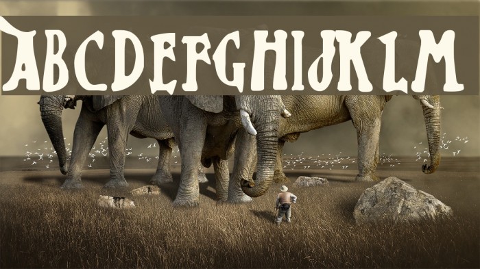 Zed Leppelin Font examples