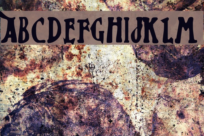 Zed Leppelin Font examples
