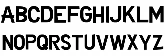 Zed Said フォント 大文字