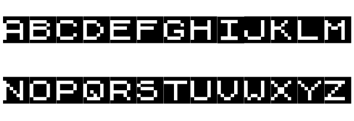 Zedex Eight T One Font LOWERCASE