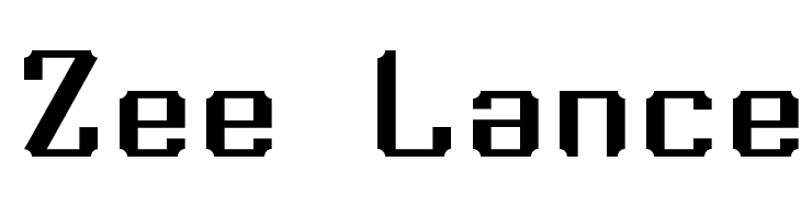 Zee Lance Font