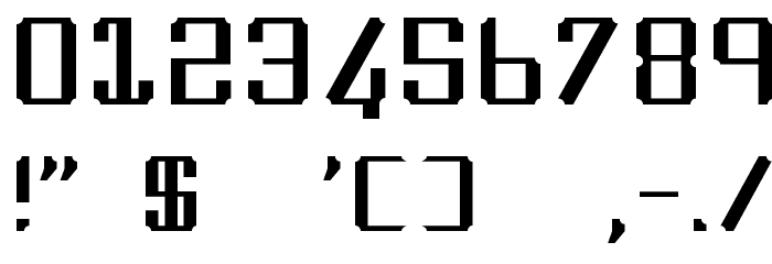 Zee Lance Font OTHER CHARS