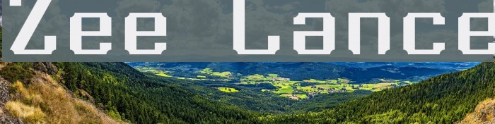 Zee Lance Font examples