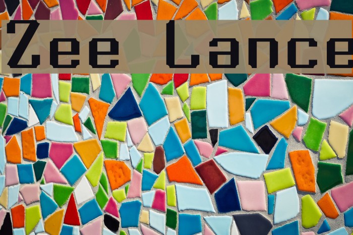 Zee Lance Font examples