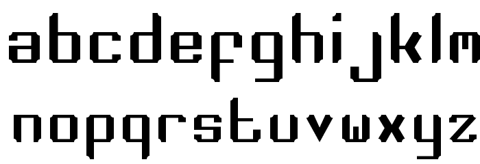 Zee Lance Font LOWERCASE