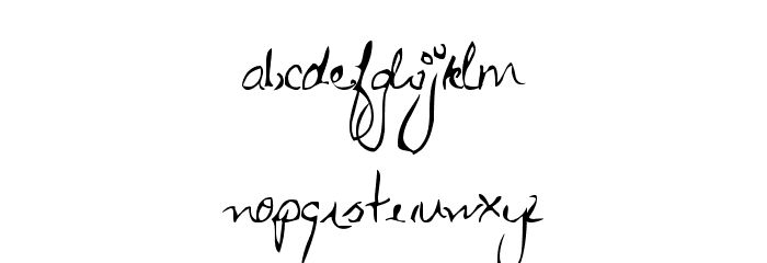Zeebz Font LOWERCASE
