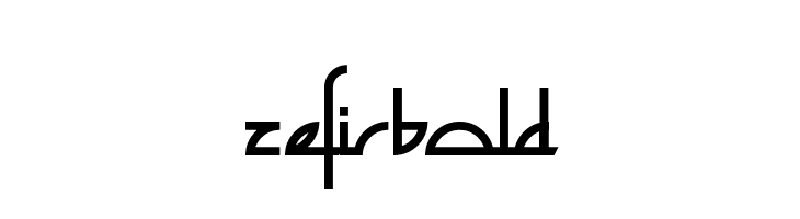 Zefir Bold  font caratteri gratis