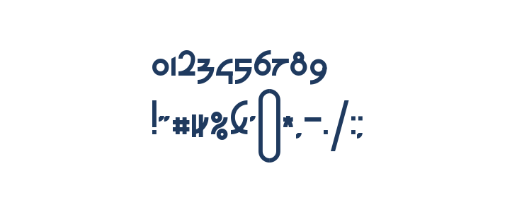 Zefir Bold Other Characters