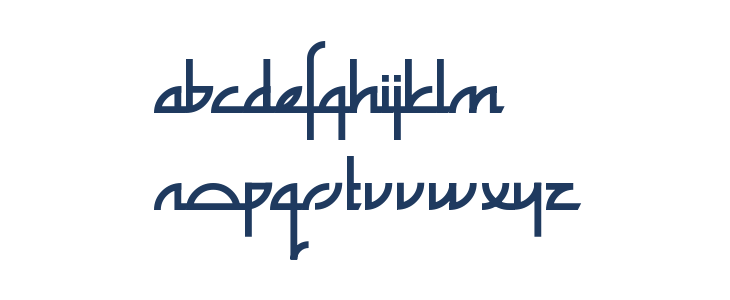 Zefir Bold Lowercase