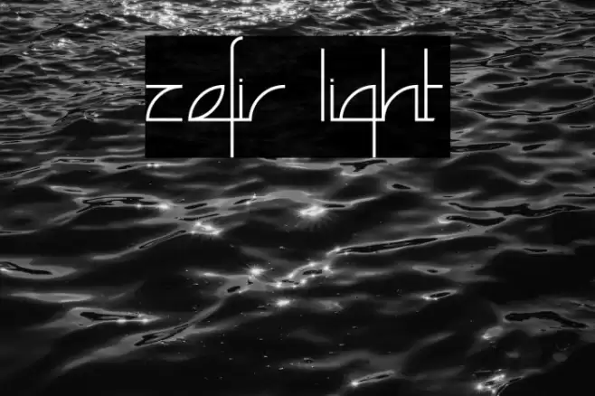 Zefir Light Font examples