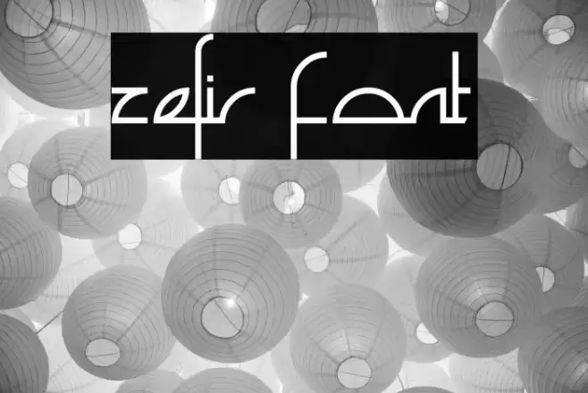 Zefir Font examples