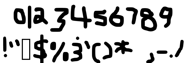ZehkFont Medium Font OTHER CHARS