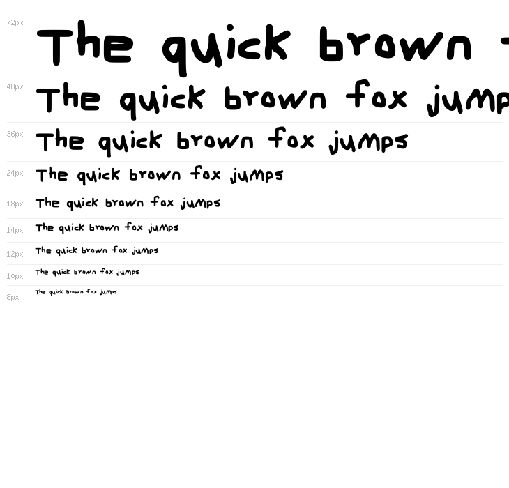 ZehkFont Medium Waterfall