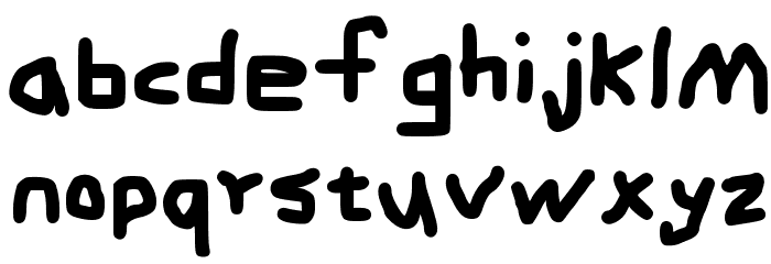 ZehkFont Medium Font LOWERCASE