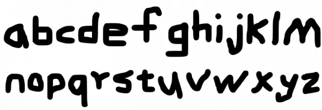 ZehkFont Medium फ़ॉन्ट लोअरकेस