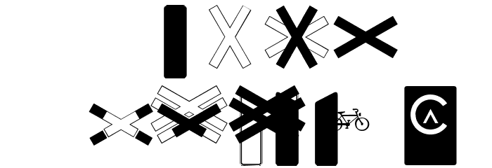Zeichen Dreihundert Alt Font LOWERCASE