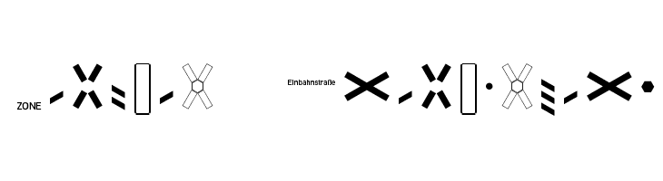 Zeichen Dreihundert  font caratteri gratis