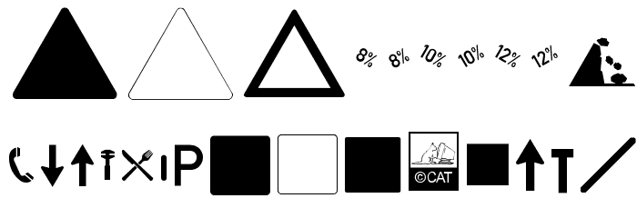 Zeichen Hundert Alt Font OTHER CHARS