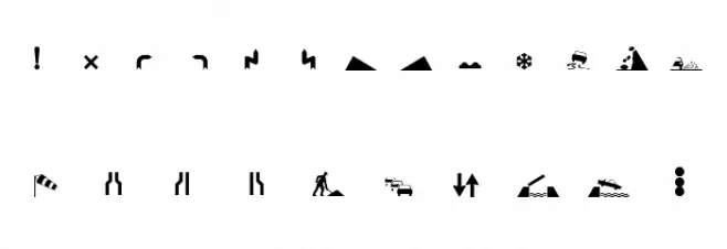 Zeichen Hundert Alt خط أحرف كبيرة