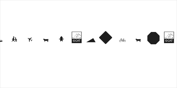 Zeichen Hundert Alt Logo