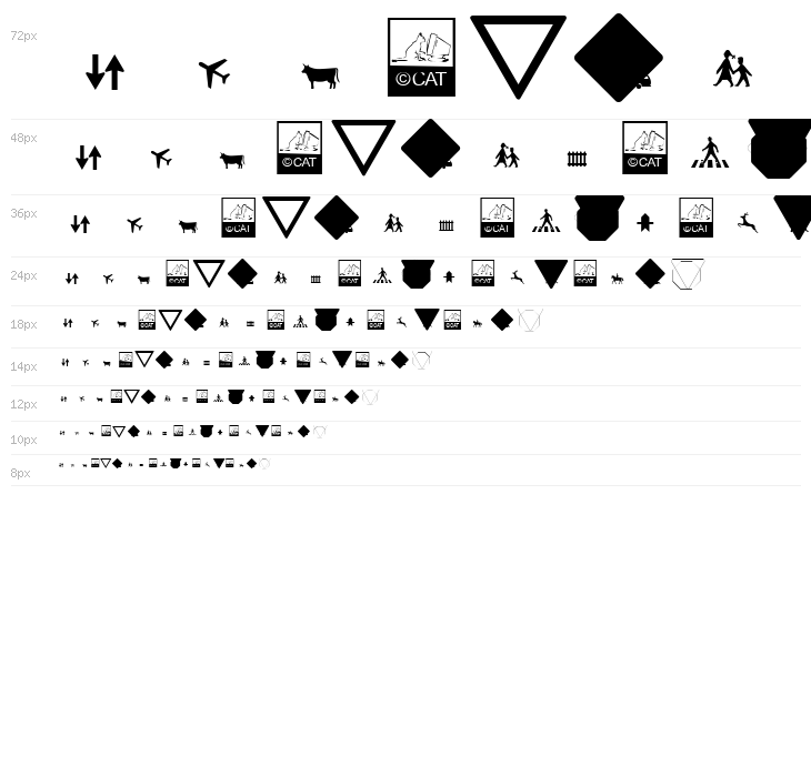 Zeichen Hundert Alt Waterfall