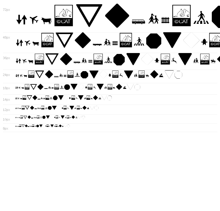 Zeichen Hundert Alt Waterfall