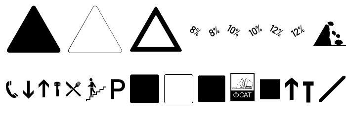 Zeichen Hundert Font OTHER CHARS