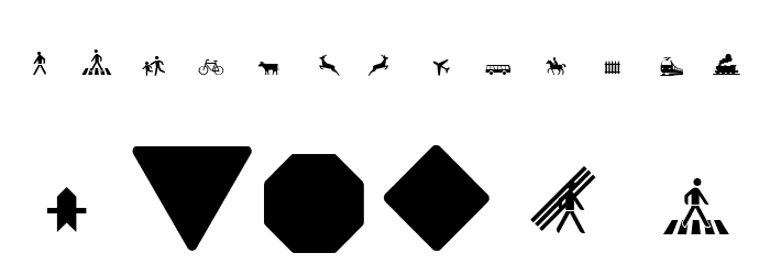 Zeichen Hundert Font LOWERCASE