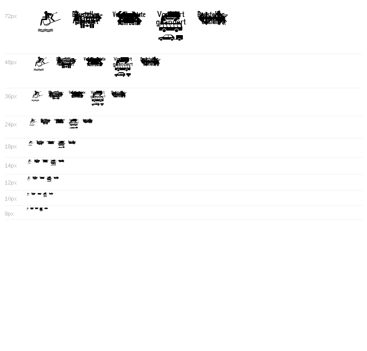 Zeichen Vierhundert Waterfall
