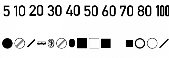 Zeichen Zweihundert Font OTHER CHARS