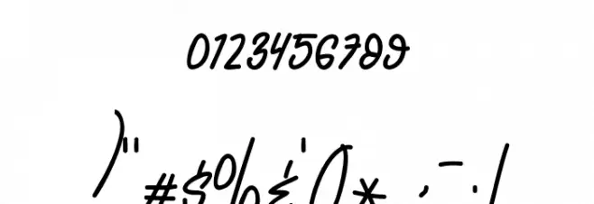 Zeinstore Font OTHER CHARS