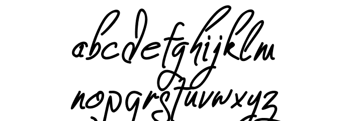 Zeinstore Font LOWERCASE