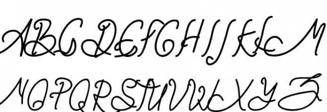 Zeinstore Font UPPERCASE