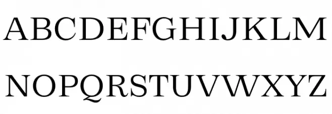 Zeit Light Caratteri MAIUSCOLE