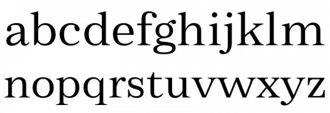 Zeit Light फ़ॉन्ट लोअरकेस