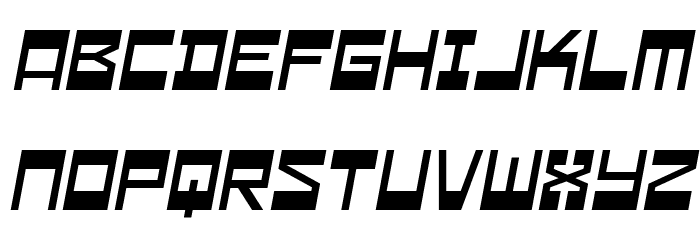 Zeitmax Italic Font LOWERCASE