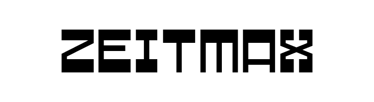 Zeitmax Font