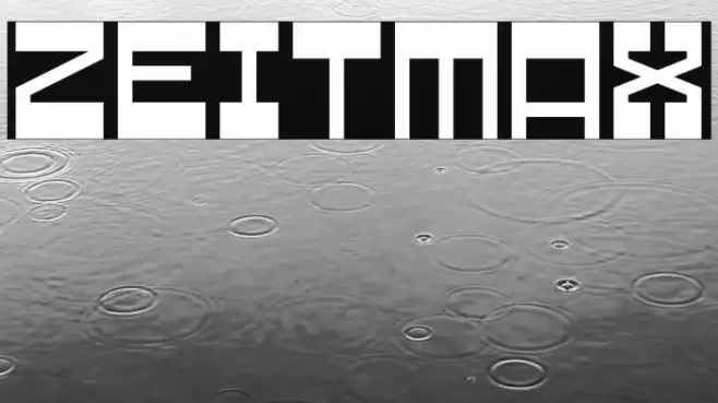 Zeitmax Font examples