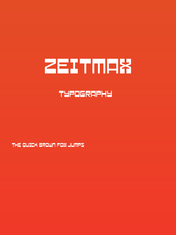 Zeitmax Poster