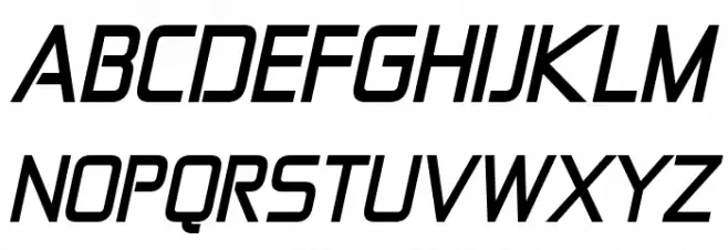 Zekton Bold Italic Fuentes MAYÚSCULAS