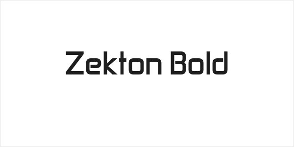 Zekton Bold Logo