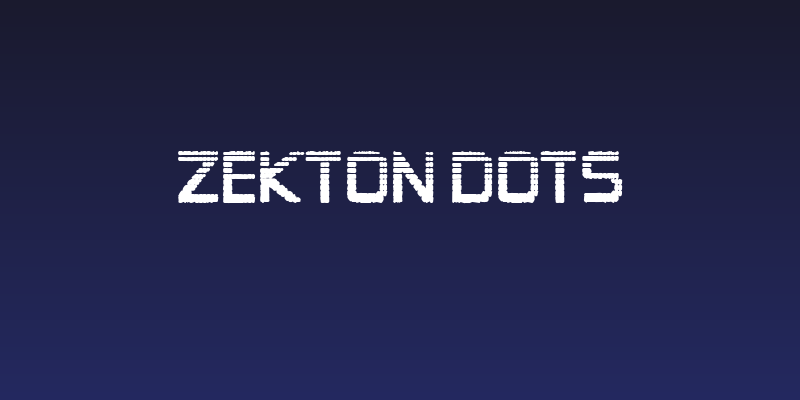 Zekton Dots Social Header