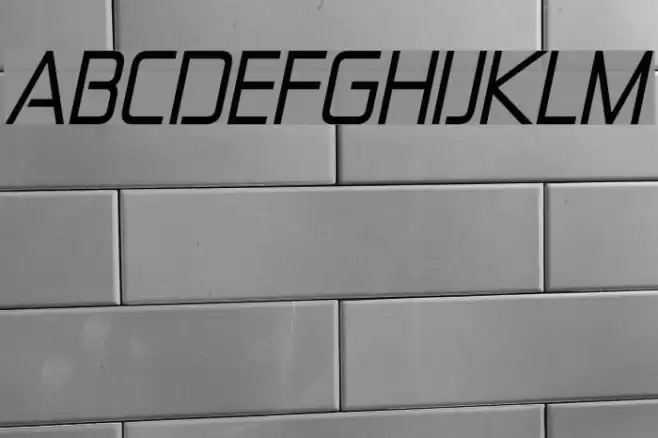 Zekton Italic Font examples