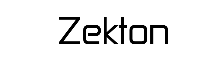 Zekton Font