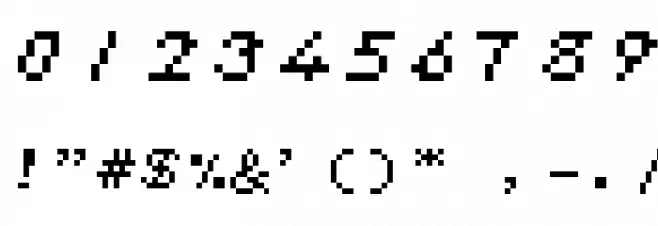Zelda DX TT -BRK- Font OTHER CHARS