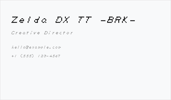 Zelda DX TT -BRK- Business Card