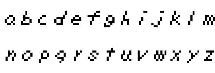 Zelda DX TT -BRK- Font LOWERCASE