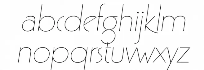 Zelda Italic خط أحرف صغيرة